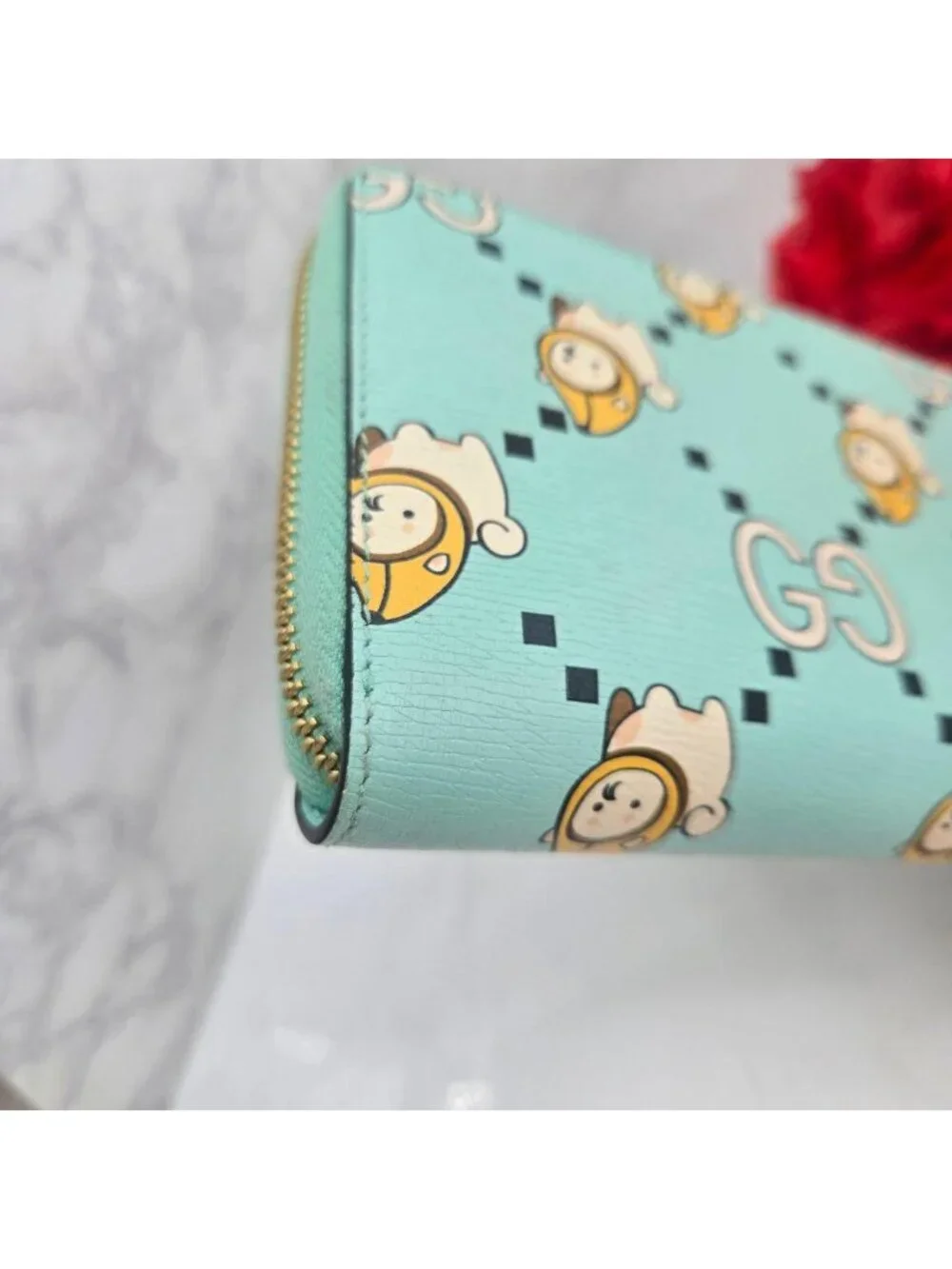 Gucci Wallet Animal Print Angela
